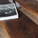 Pair of old oak country benches