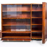 Halabala Bookcase - 1930s Czechia - Restored walnut