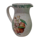 Pitcher decorated with ceramic peaches Himark Italy