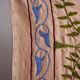 Hand-knotted rug, vintage Turkish rug 53x190 cm
