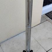 Vintage chrome coat rack parrot design from the 70s and 80s.