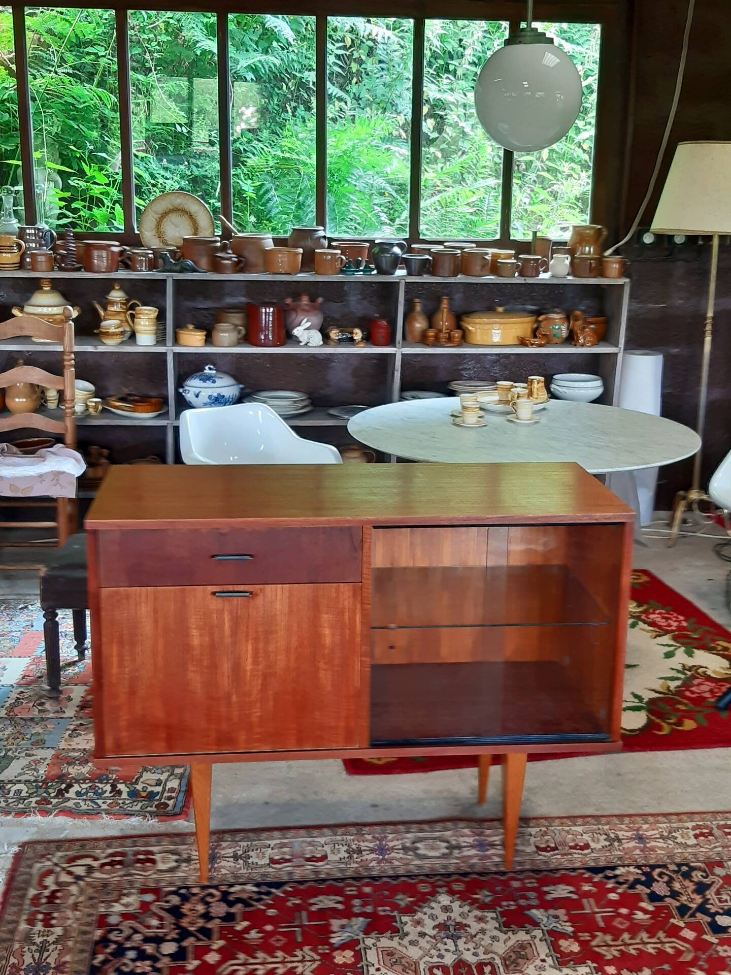 Small Scandinavian sideboard.