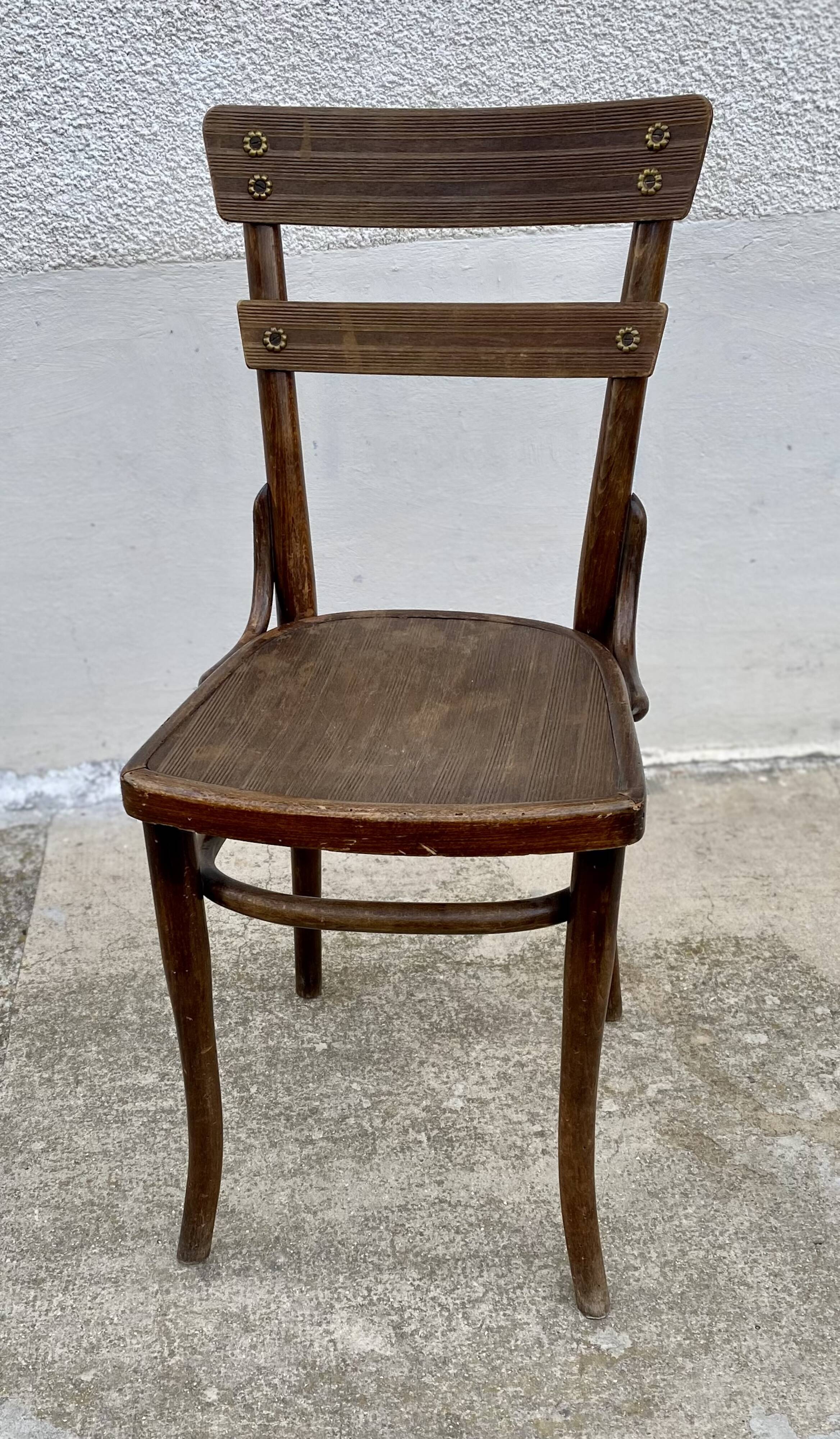 Thonet 1930 art deco bistro chair