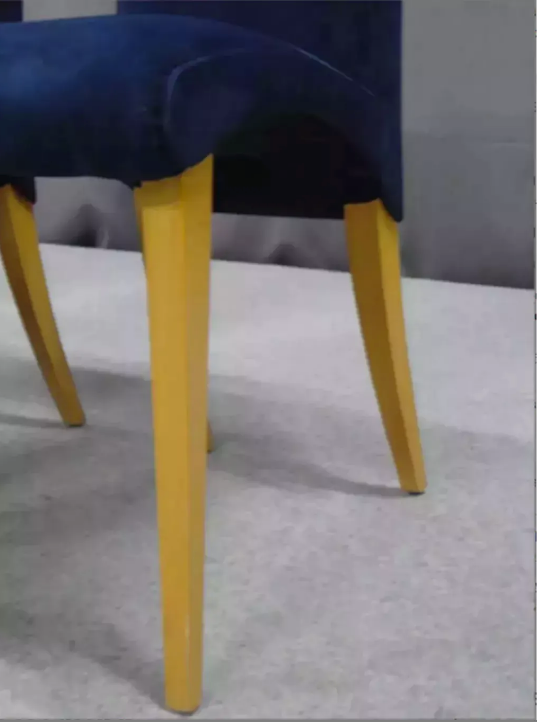 6 velvet chairs 1970