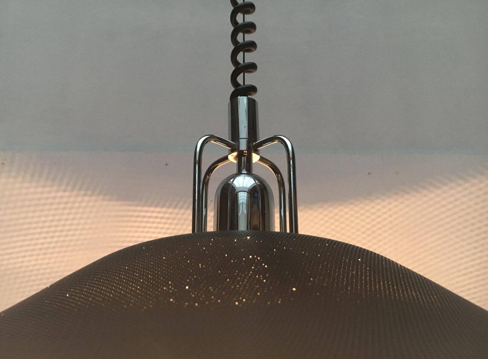 Vintage German Postmodern Metal Pendant Lamp from Cosack