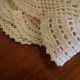 Antique crochet bed cover 275 x 255