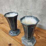 Vases anciens français vases de jardin en fonte émaillée