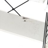 Tomado floor shelf in shades of gray