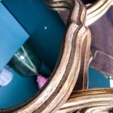 Golden Mirror Baroque Style 33x50cm