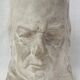 Vintage plaster head " Claude Bernard "