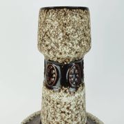 large FLOOR VASE 1970s fat lava glaze ornamental decor model 100