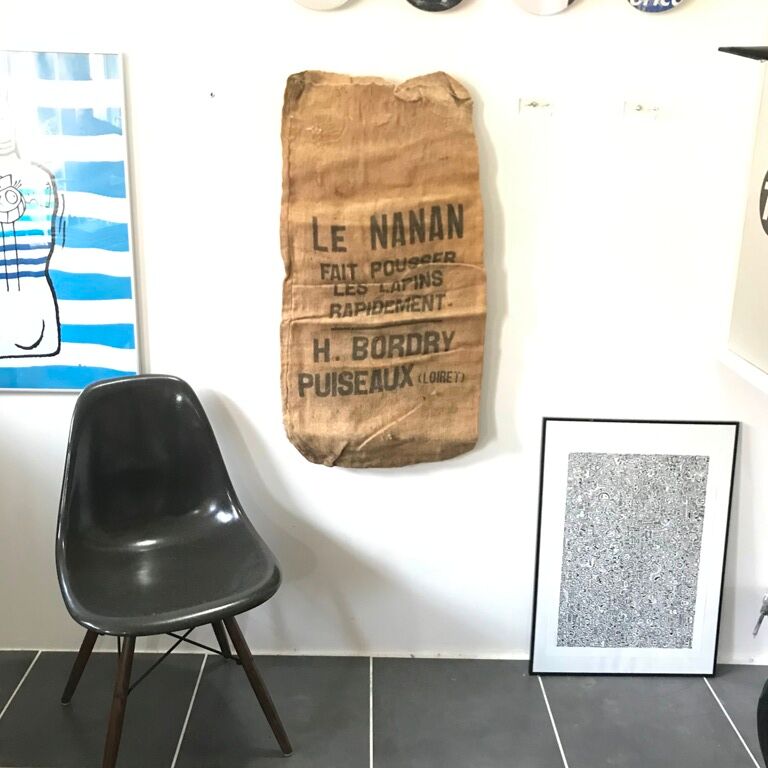 Authentic and old burlap bag 8 the nanan