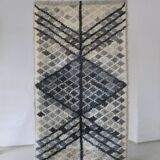 Mid-century gray wool rya rug | Sweden | 1960s