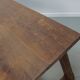 Rustic Dining Table in Oak and Elm from the Early 20th Century