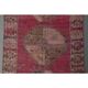 Vintage Turkish Hand-Knotted Wool Cotton Pink Runner Rug 100x335