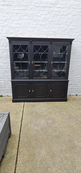 Furniture two body patina black industrial library