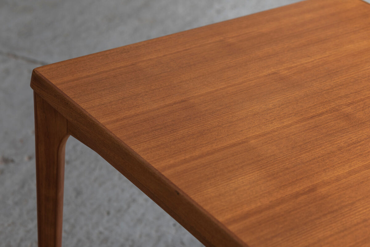 Extendable square dining table by Vejle Stole Møbelfabrik, Denmark 1960’s