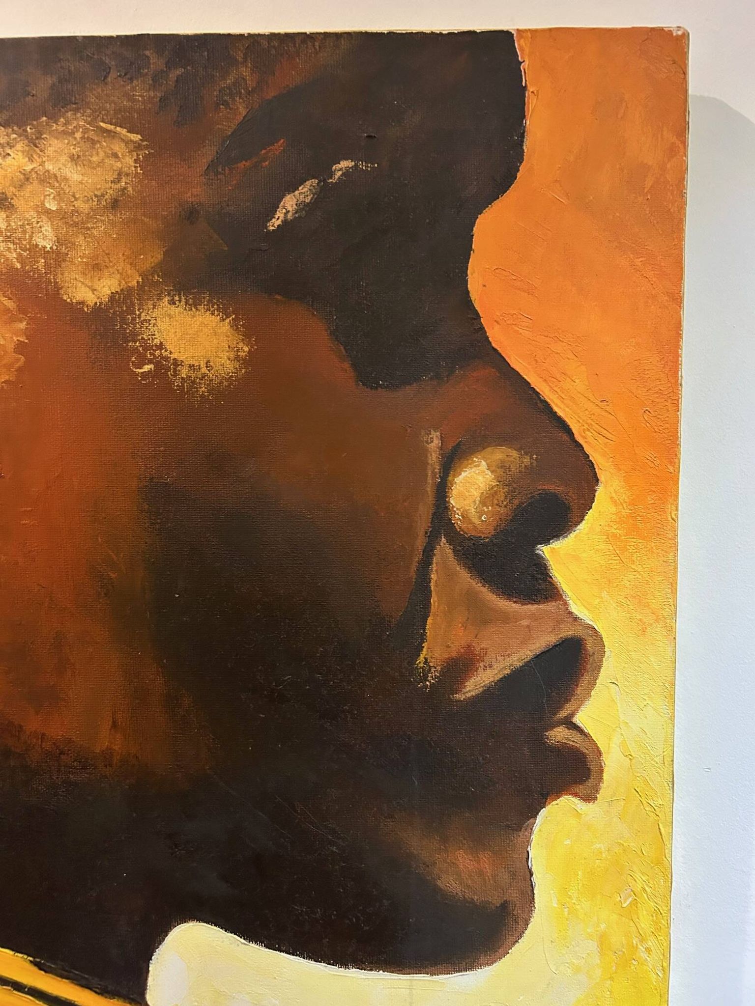 vintage oil portrait