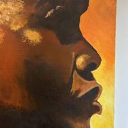 vintage oil portrait