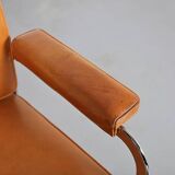 Set of 6 De Sede RH 305 Dining Chairs by Robert Haussmann in Cognac Leather