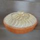 Vintage pie dish in majolica