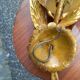 Pair of gold leaf sconces