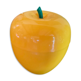 Vintage ice bucket yellow apple