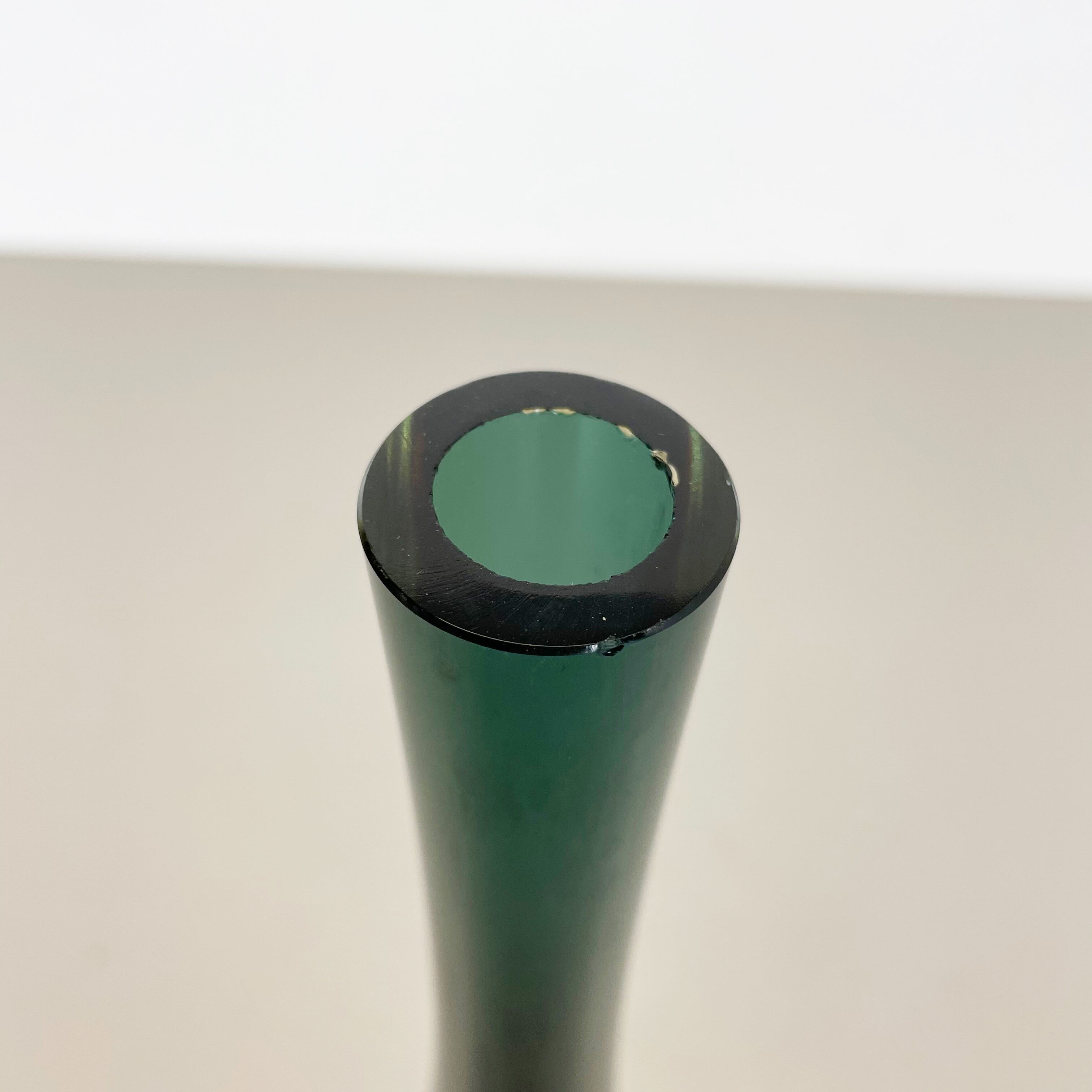 Large Murano Glass Sommerso Vase Designed by Flavio Poli attrib., Italy, 1970s