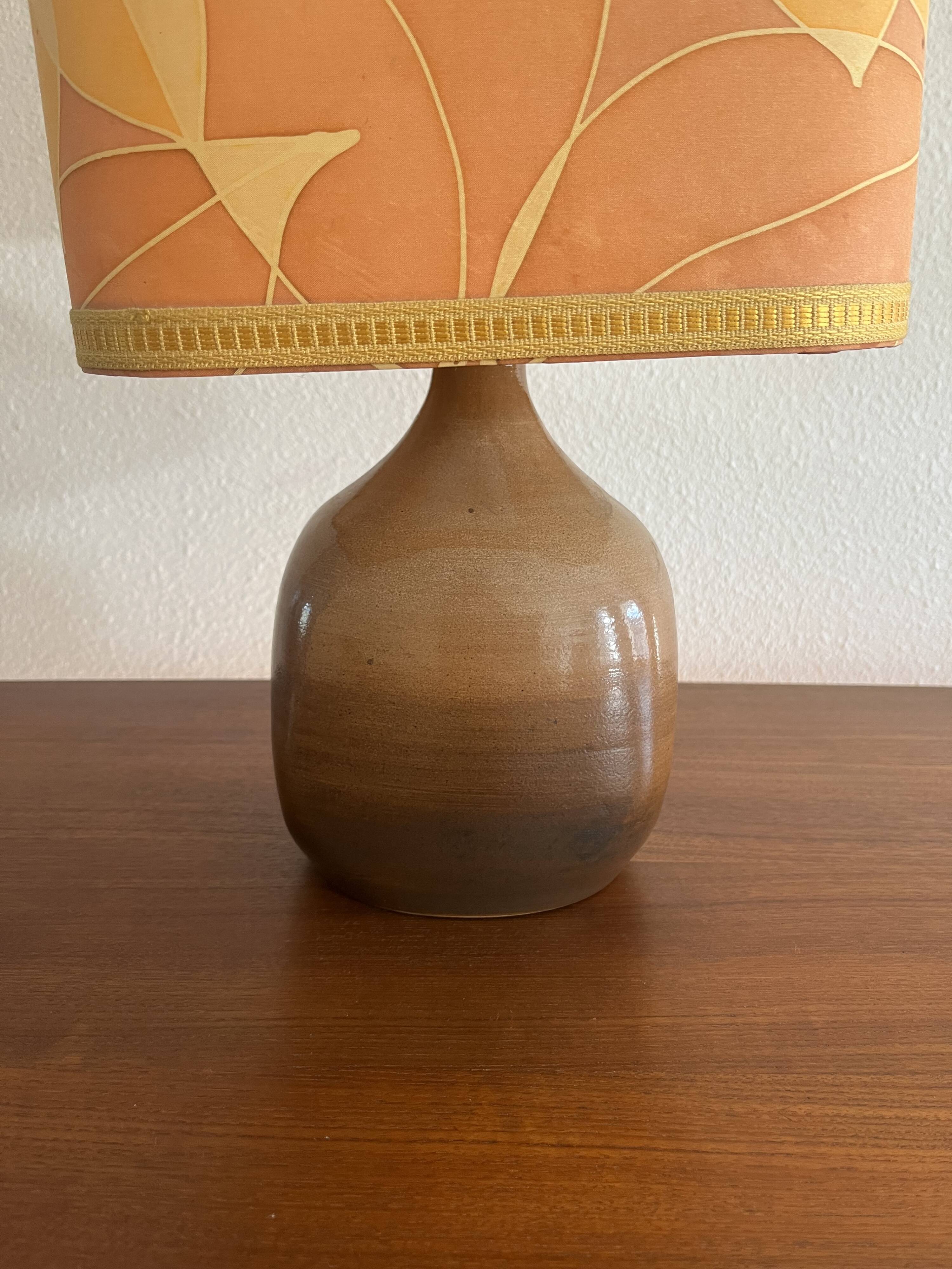 Lampe grès Lemay vintage 1970