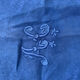 Linen linen linen monogram AC, floral pattern art deco
