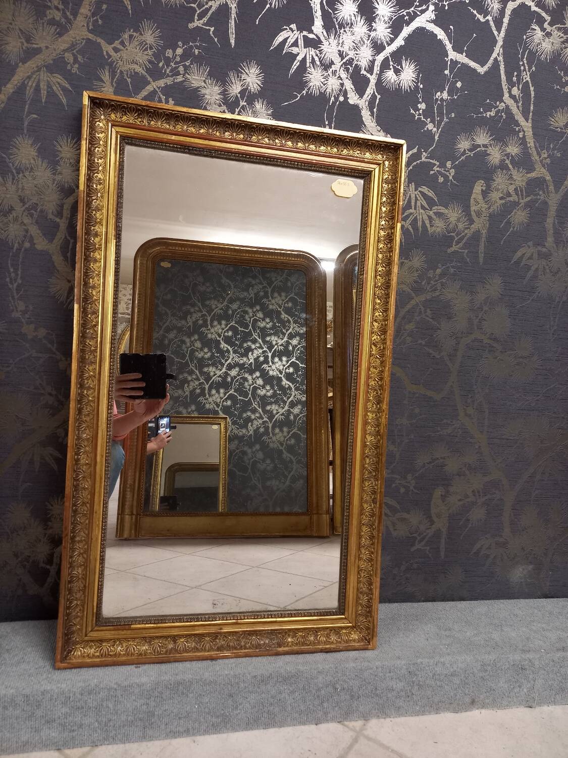 Miroir époque empire 94x 56.5