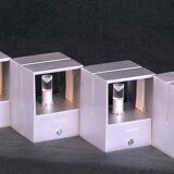 Modern Minimalist Metal Square Sconces by Philips - Set of 7
