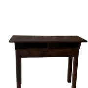 Dark wood secretary desk