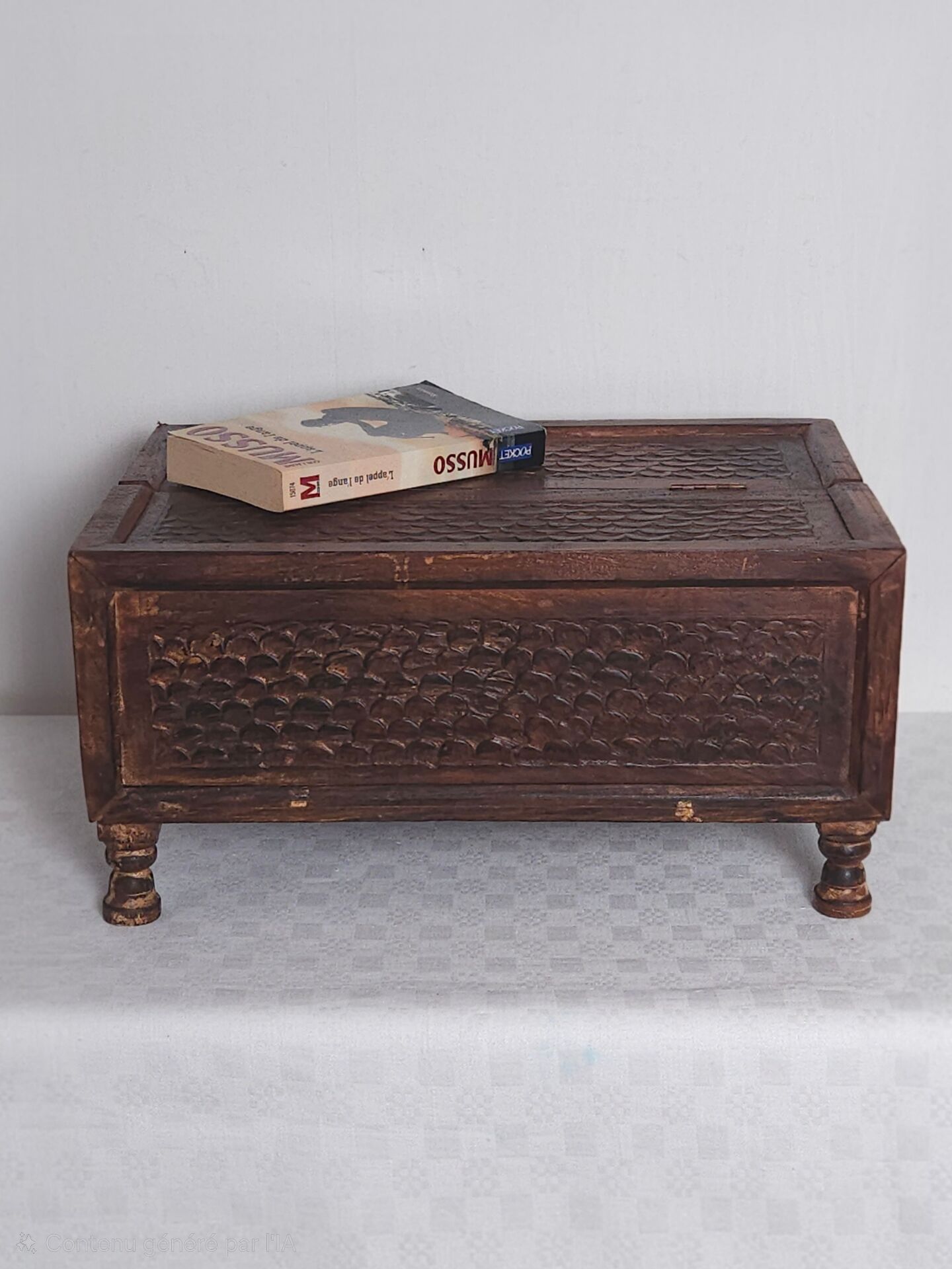 Antique wooden box