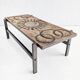 Lavastone coffee table by François Chaty for Vallauris 1960s
