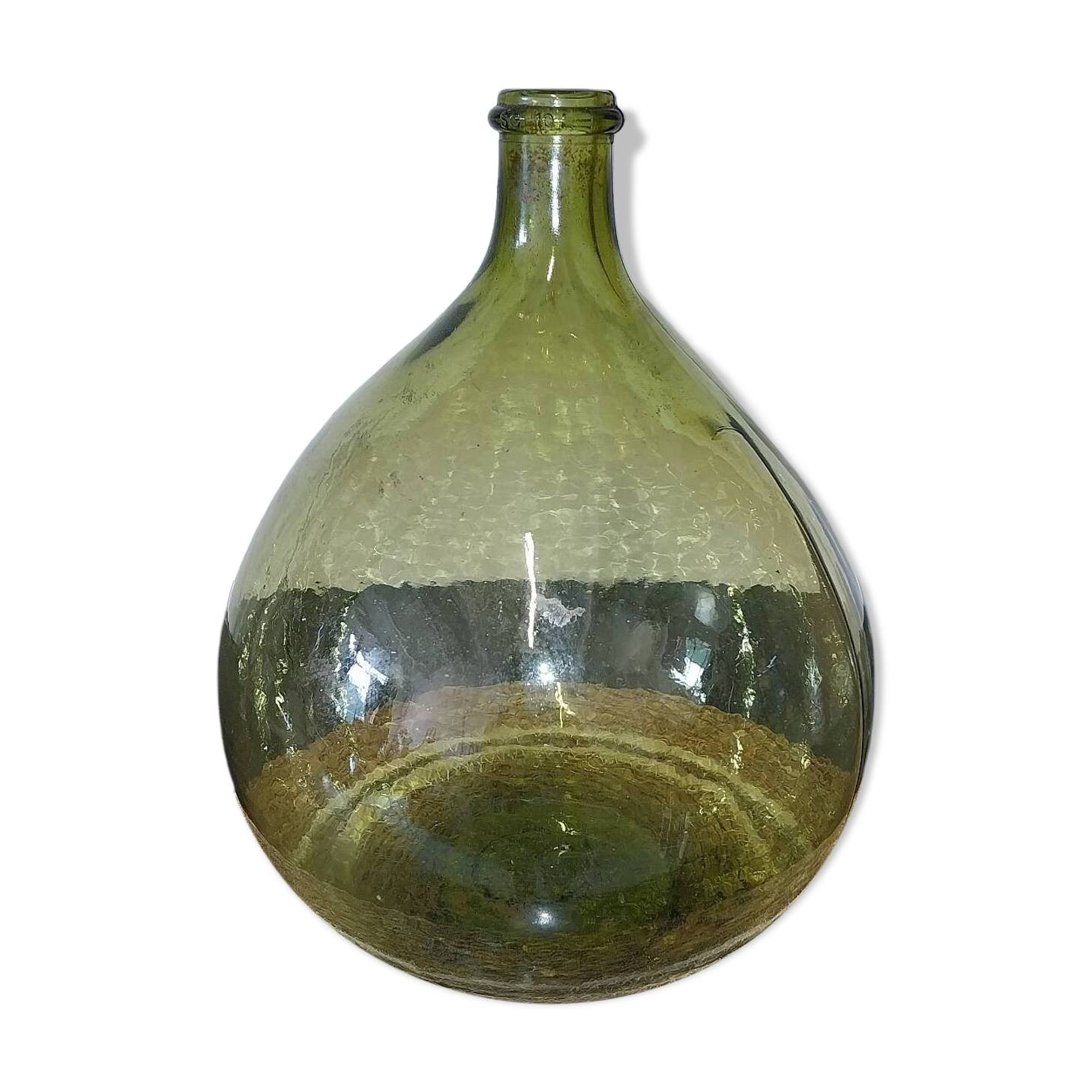Give me a green glass jug.