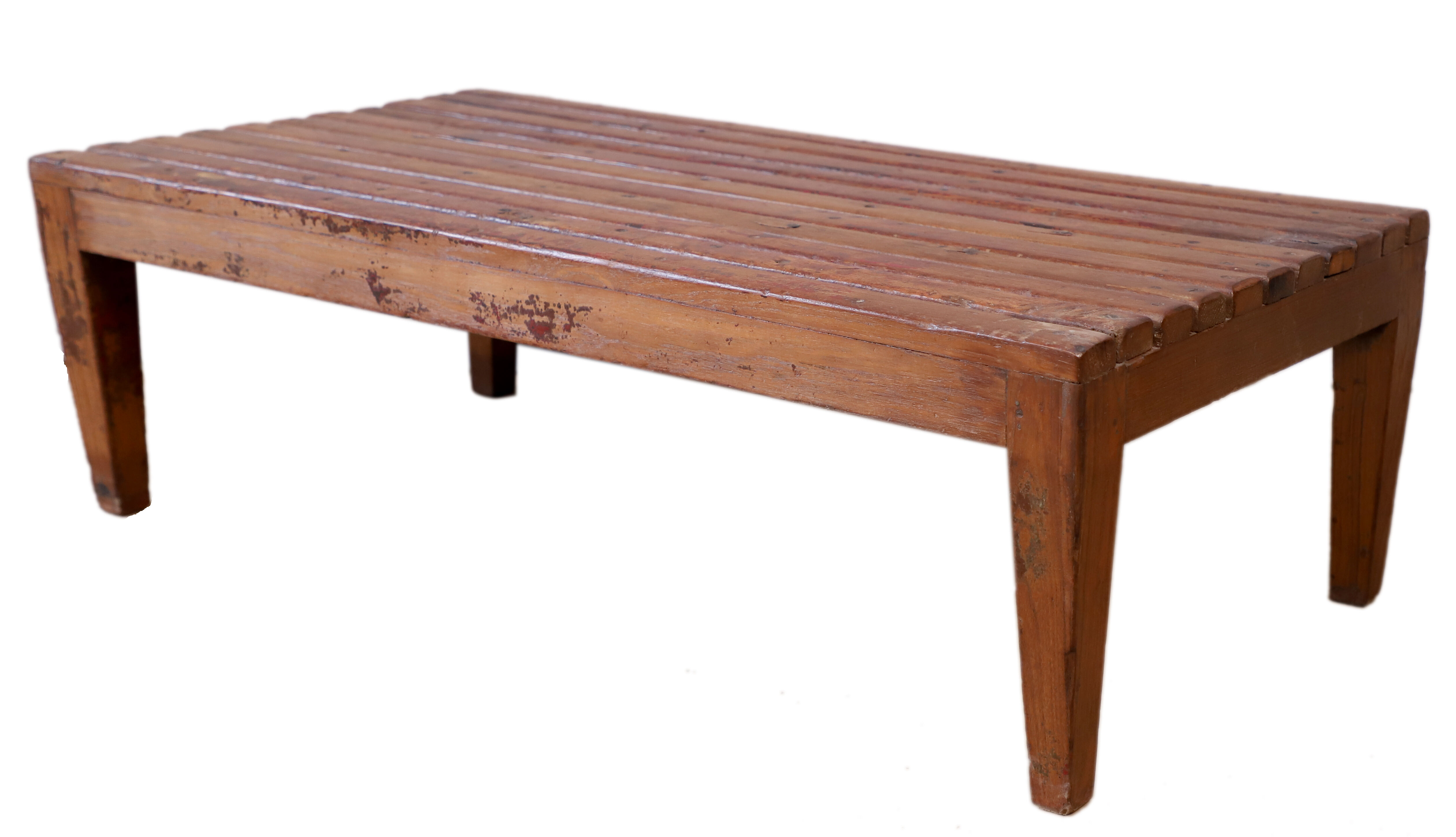Old Burmese teak bench