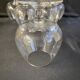 6 old tasting balloon glasses (cognac/armagnac) - light blown crystal