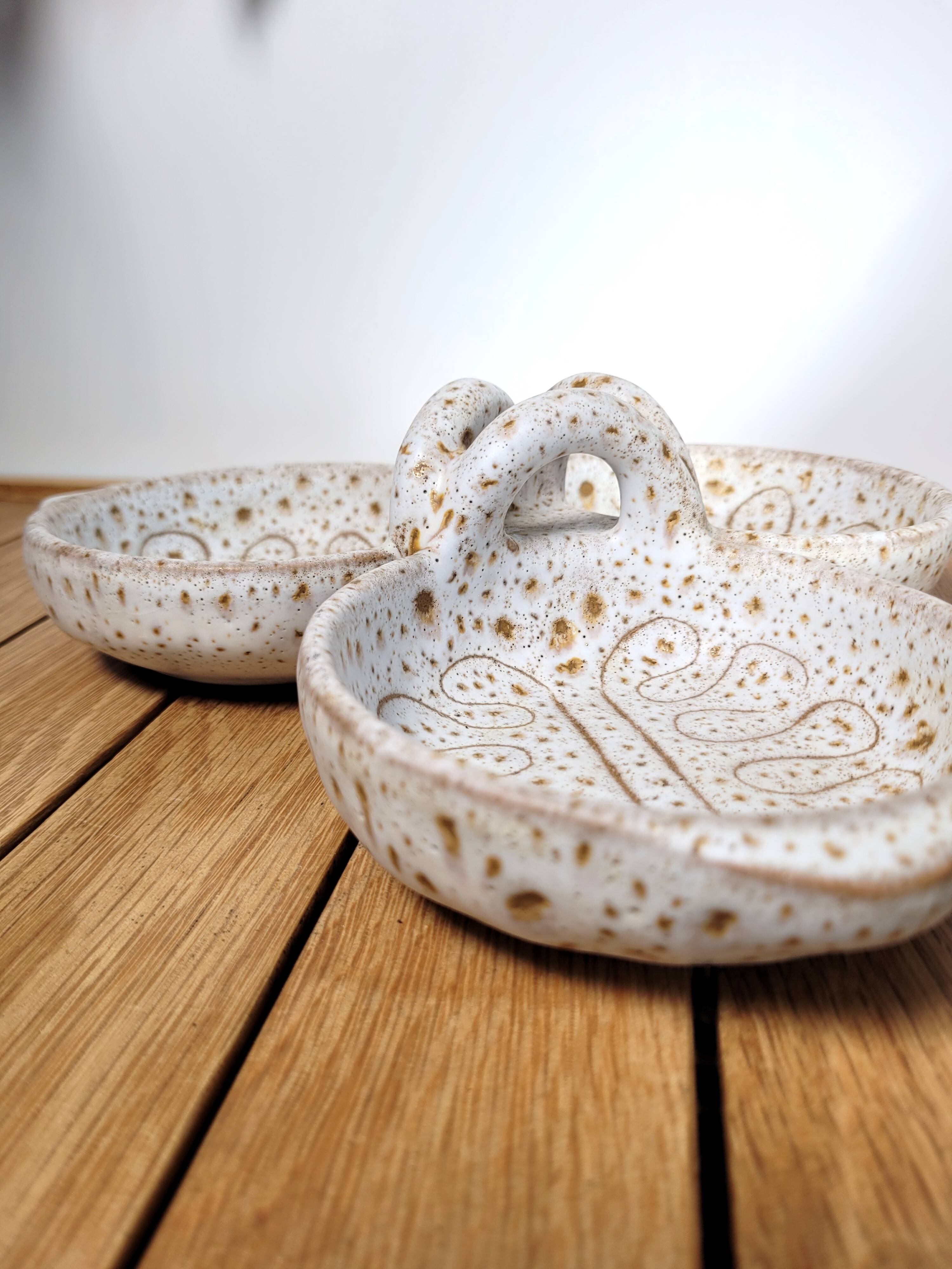 Ceramic serving dish by Jean Austruy in Vallauris