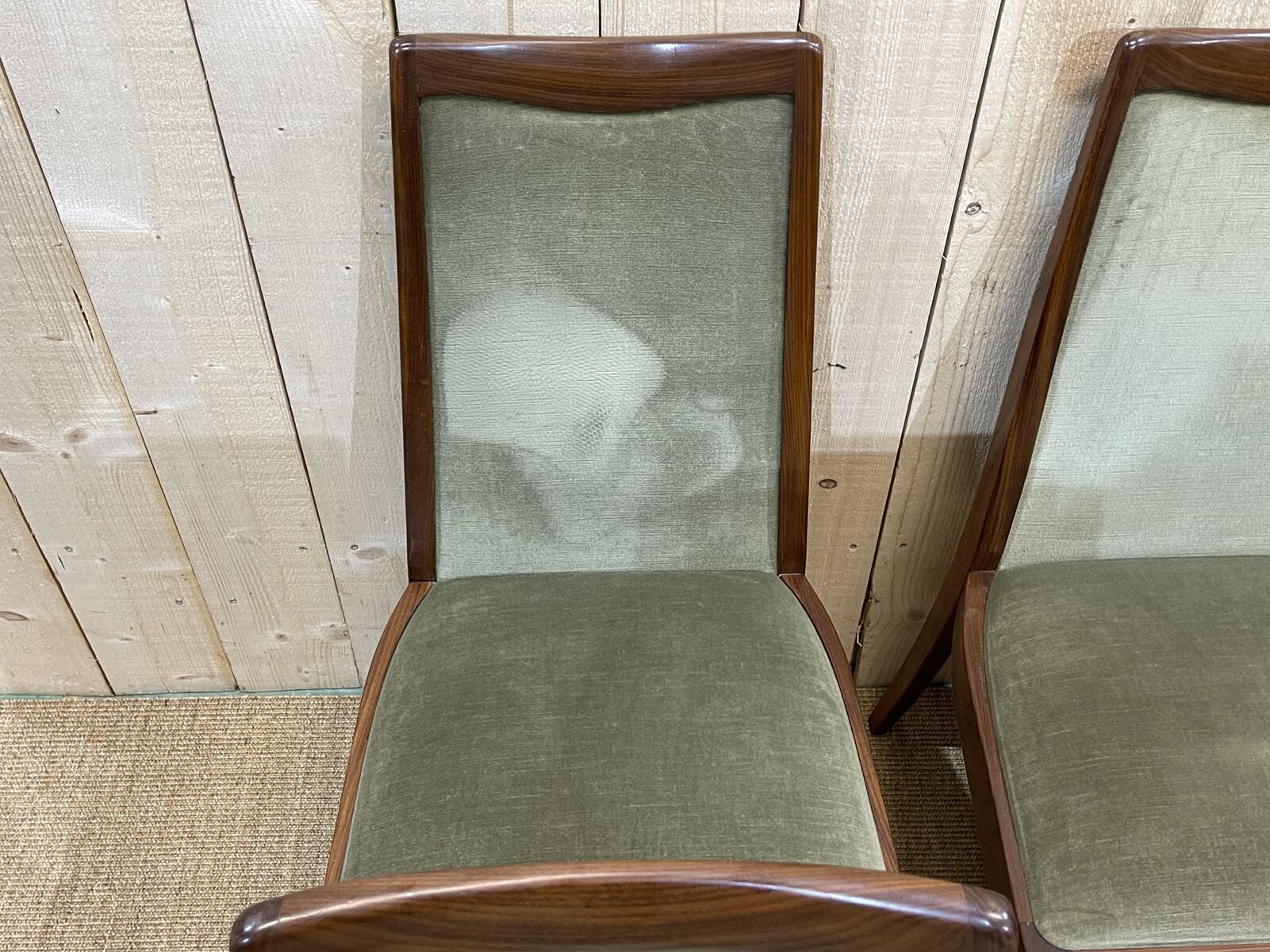 Suite of 6 teak chairs from the brand G-Plan