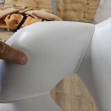 Vintage Chrome French design dining room set Boris Tabacoff 1970s