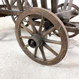 Antique german goat cart farmhouse wagon