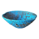 Vintage flat salad bowl Fat lava ceramic called eruptive