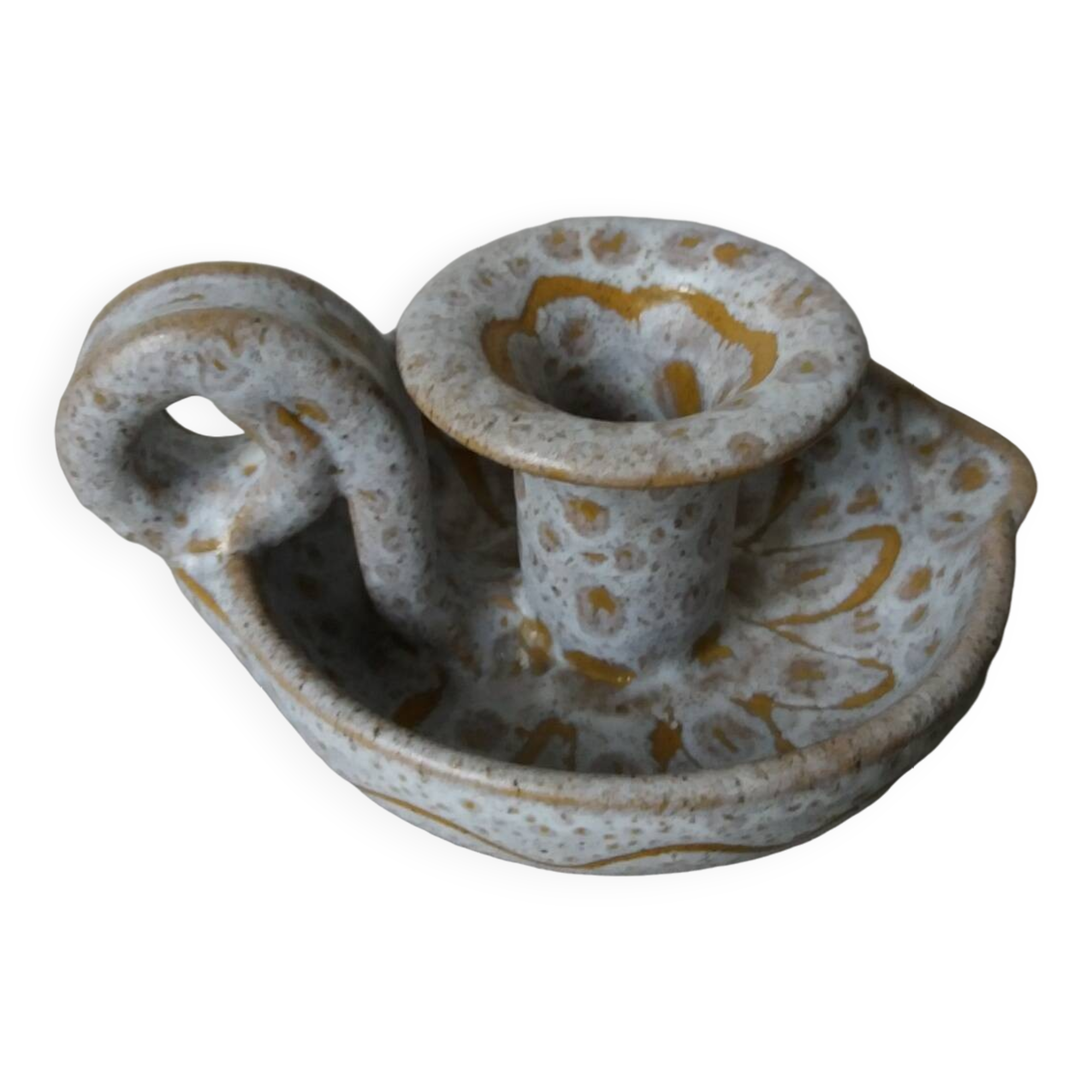 Cellar rat candle holder signed austruy