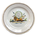 Gien plate for Paris Musées - Bicentenary of the Revolution