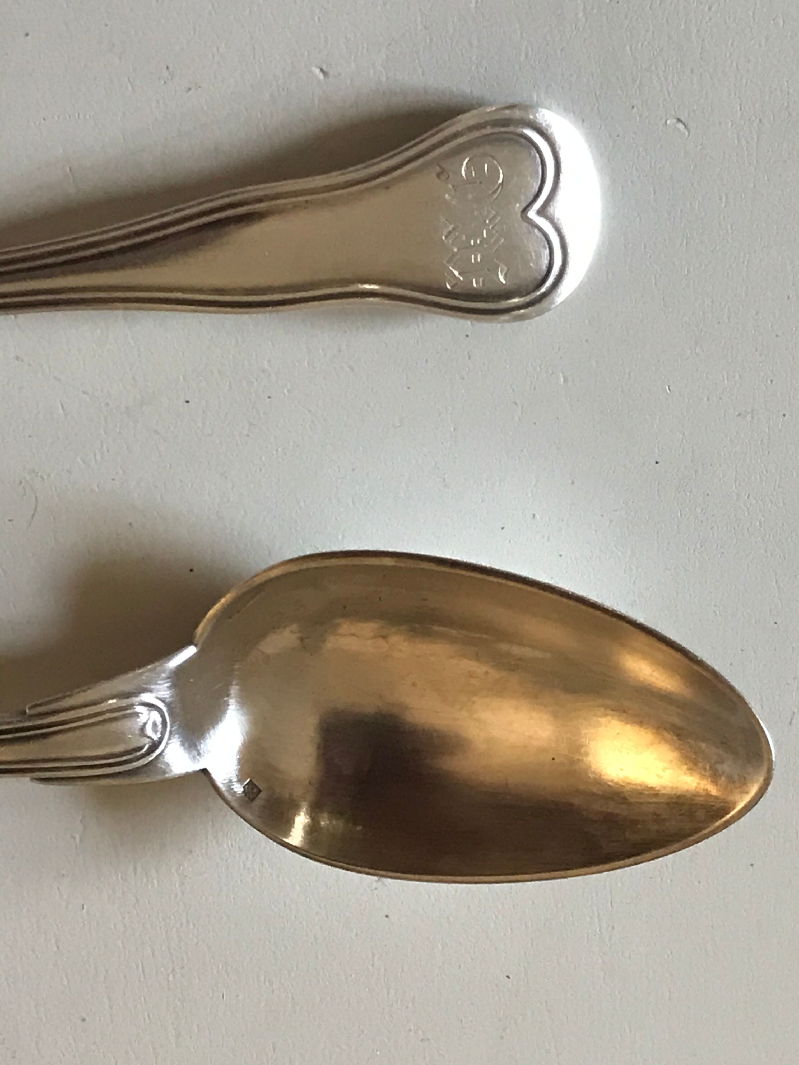 11 Lejeune silver metal covers