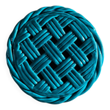 Woven green Vallauris trivet