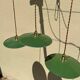 Set of 4 vintage pendant lights with enamelled sheet metal lampshades – Industrial Farmhouse