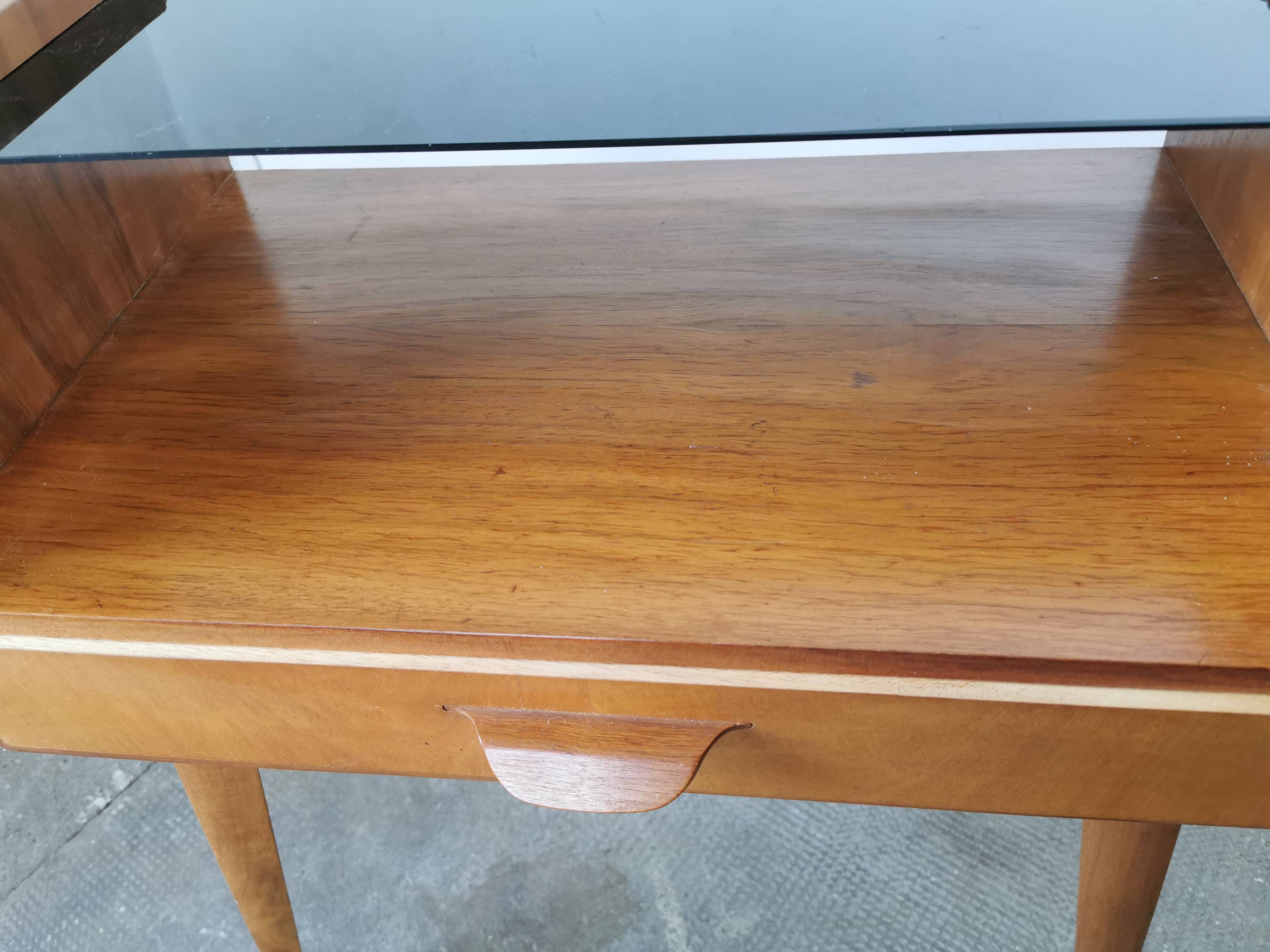 Bedside table, vintage side table 1960