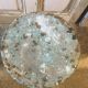 Patinated metal industrial stool